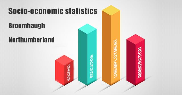 Socio-economic statistics for Broomhaugh, Northumberland