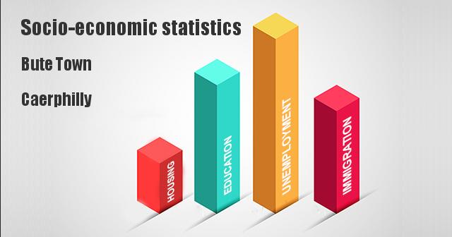 Socio-economic statistics for Bute Town, Caerphilly