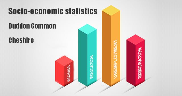 Socio-economic statistics for Duddon Common, Cheshire